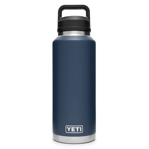 YETI Rambler 46 oz Water Navy Bottle with Chug Cap