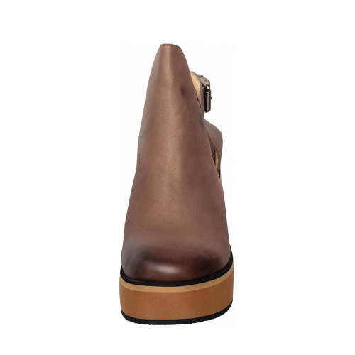 Women's Antelope Slingback Heeled Bronze Clog toe