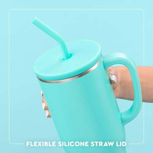 Swig Life 40 Oz. Mega Mug Silicone Straw Topper Detail