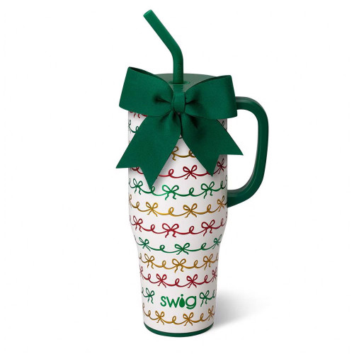 Swig Life 40 Oz. Mega Mug - Christmas Bows Main Image