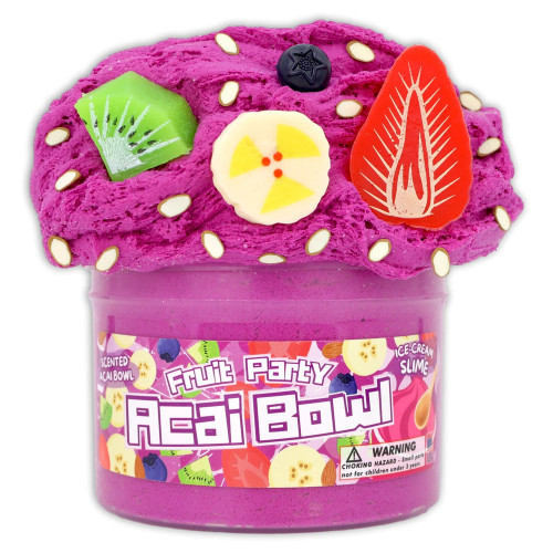 Dope Slimes Acai Bowl Fruit Party Slime Main