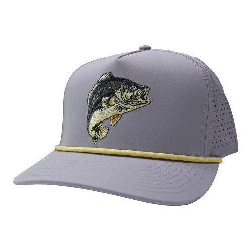 Men's Local Boy Outfitters Bass Perforated Rope Hat Storm Gray Main