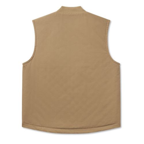 Men's Southern Marsh Meadow Bend Rugged Vest Field Khaki Back Flat