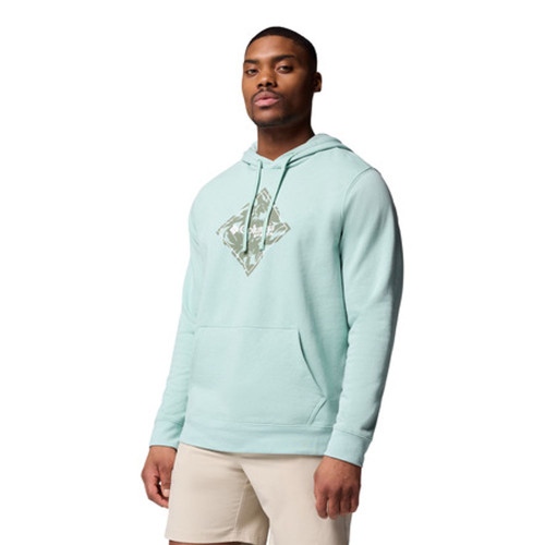 Men's Columbia PFG Diamond Fill Hoodie Misty Sage Side