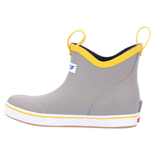 Little Boys' XTRATUF Ankle Deck Boot - Grey / Yellow Instep