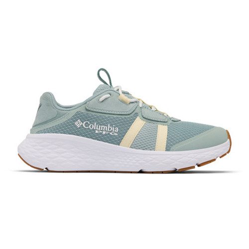 Women's Columbia Castback TC PFG Sneakers Crushed Blue Lemon Wash Side Outer Swatch