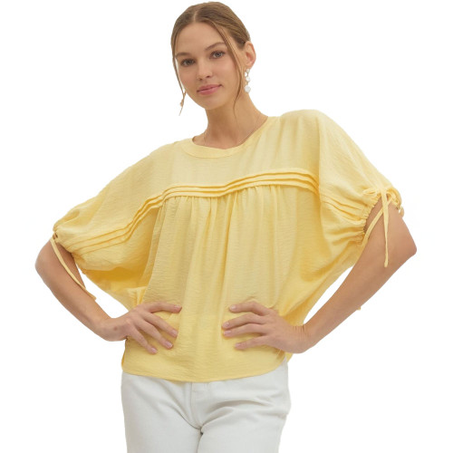 Women's Entro Tie Sleeve Detail Top | Eagle Eye Outfitters