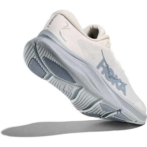 Women's HOKA Solimar 2 Training Shoes Frost/Mineral Blue Heel Sole Angled