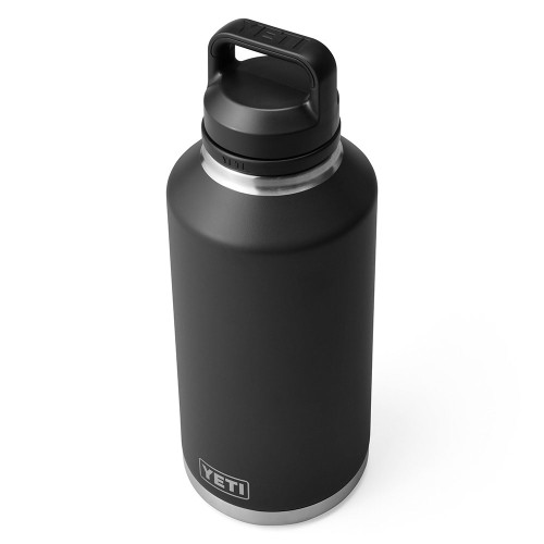 YETI Rambler 64 oz Bottle With Chug Cap - Black | Eagle Eye Outfitters