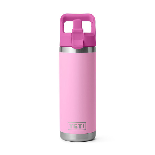 YETI 18 oz Rambler Colorblocked Straw Bottle - Power Pink