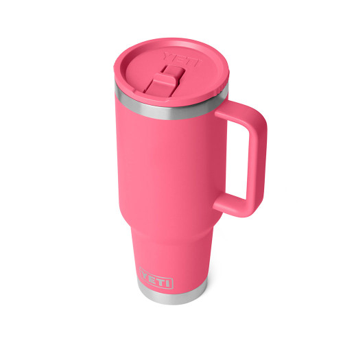 YETI 40 oz Rambler Travel Straw Mug With Colormatched Straw Lid