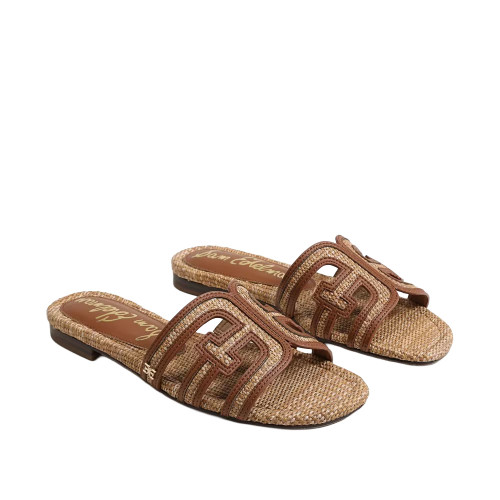 Women's Sam Edelman Bay Multi Slide Twany Tan Sandal