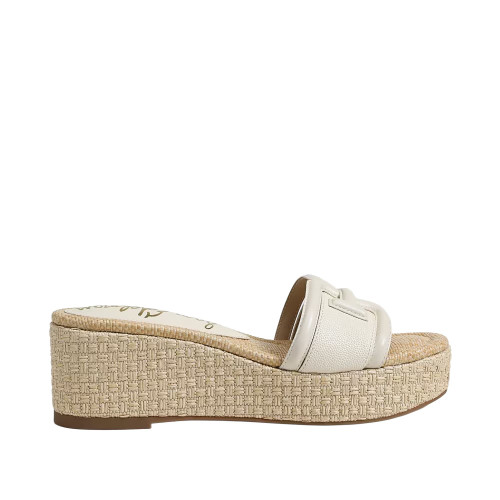 Women's Sam Edelman Pauleena Wedge Modern Ivory Sandal side