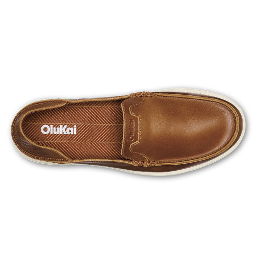 Men's OluKai Kakaha Nia Slip On Shoes - Fox Brown | Eagle Eye
