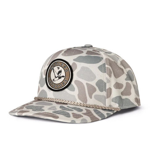 Men's Burlebo Circle Mallard Camo Cap - Deer Camo Side View