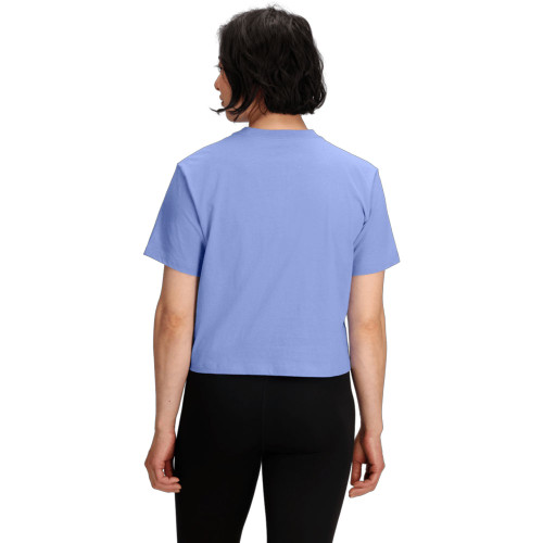 Women's The North Face Evolution Simple Dome Crop T-Shirt G74 Periwinkle Glow Back