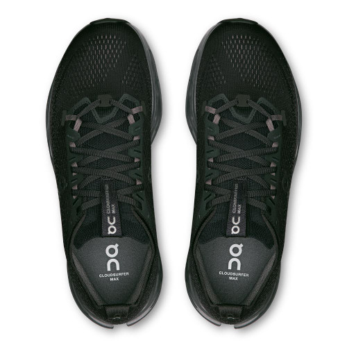Men's On Cloudsurfer Max Running Shoes Wide Black Eclipse top