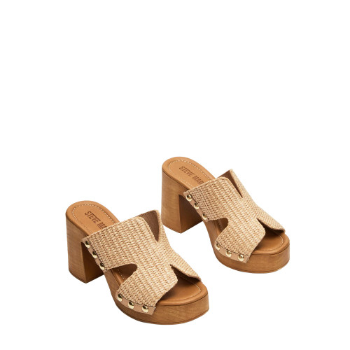 Women's Steve Madden Sunkissed Block Heel Raffia Sandal