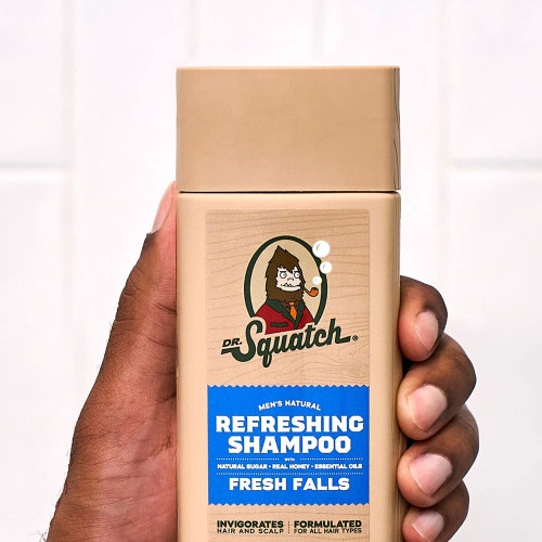 Dr. Squatch Fresh Falls Shampoo Model