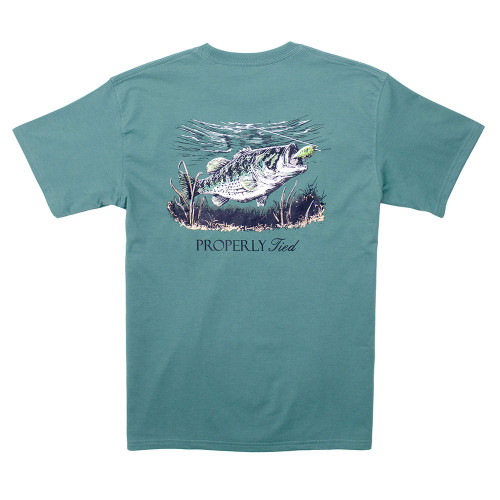 Men's Properly Tied Set The Hook Marine Green T-Shirt