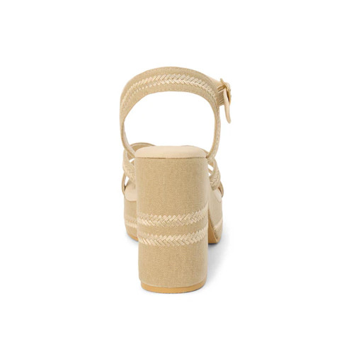 Women's Matisse Adelaide Platform Heel Sandals - Sand Heel View
