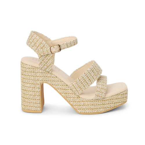 Women's Matisse Alessia Platform Heels - Beige Outer Side