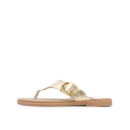 Women's Yellowbox Igloo Sandals - Gold Side View