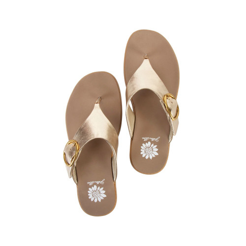 Women's Yellowbox Igloo Sandals - Gold Top View