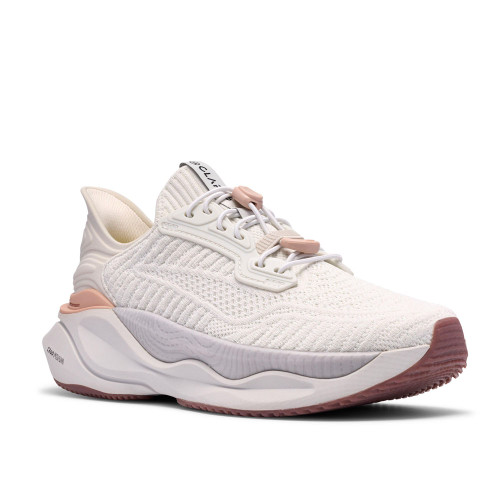 Women's Clarks Pace Rise Sneakers - White Main