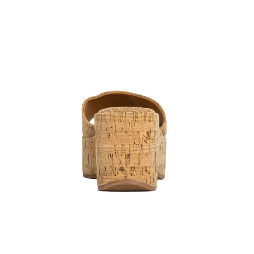 Women's ShuShop Ivy Platform Wedge Sandals - Cork Back Heel View