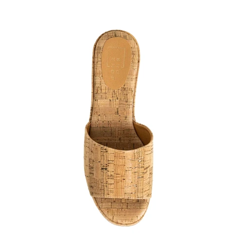Women's ShuShop Ivy Platform Wedge Sandals - Cork Top View