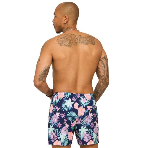 Men's Chubbies 5.5" Tropic Like Its Hots Navy Swim Trunks back