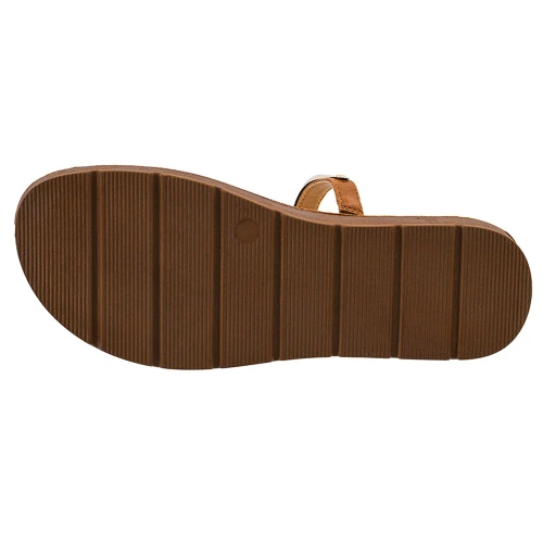 Women's Corkys Hit The Strip Sandals Cognac Brown Sole