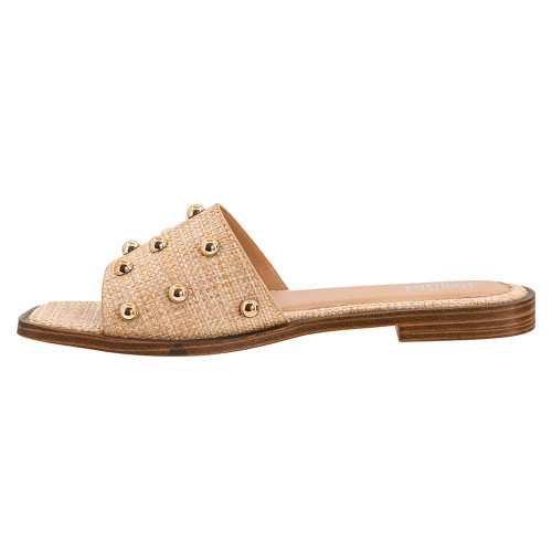 Women's Corkys Come Abroad Slide Sandals - Raffia With Pearls