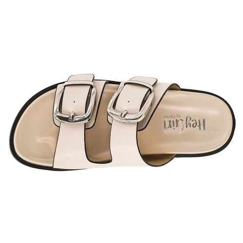 Women's Corkys Private Jet Slide Sandals - Ivory Top View