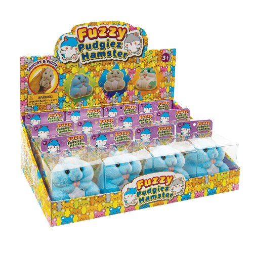 Master Toys Fuzzy Pudgiez Hamster Toy Assorted Main