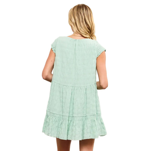Women's Mustard Seed Scoop Neck Cap Sleeve Dress | Eagle Eye Outfitters