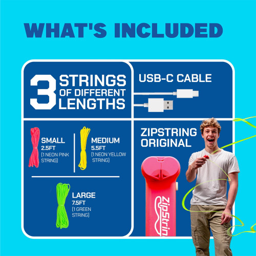 Zipstring Original Zipstring - Red Whats Included