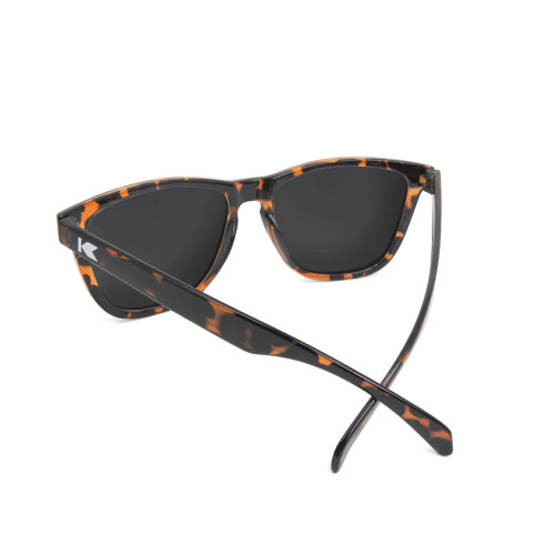 Knockaround Classics Round Sunglasses - Tortoiseshell Amber Back View
