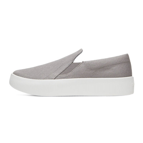 Women's Allbirds Lounger Lift Sneakers - Medium Grey Side Outer Swatch