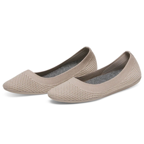 Women's Allbirds Tree Breezer Flats - Mushroom Main