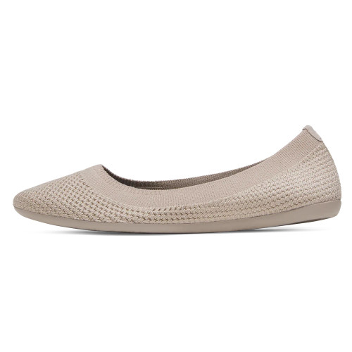Women's Allbirds Tree Breezer Flats - Mushroom Side Outer Swatch