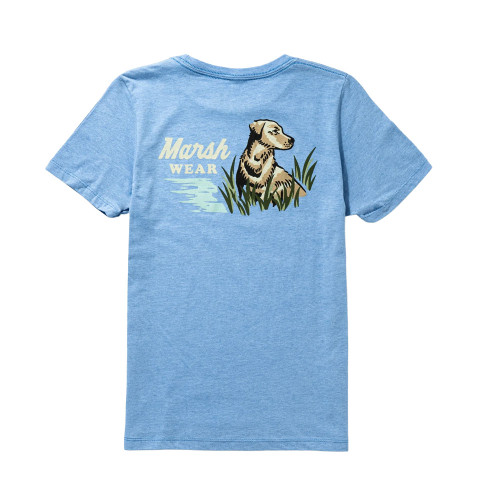 Boys' Marsh Wear Heritage Lab T-Shirt Light Blue Heather Main