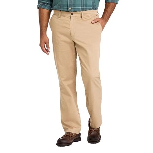 slim fit dress slacks Genoa Khaki Custom Chino Pants for Men – Luxire Custom Clothing main image 1