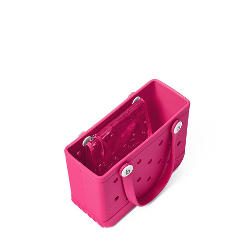 Bitty Bogg Bag sale Haute Pink mini tote top.