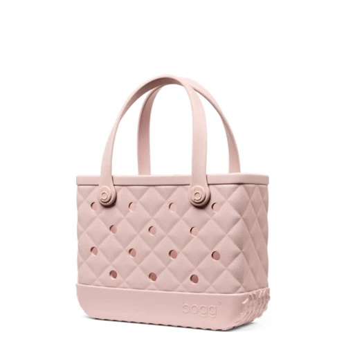 Bitty Bogg Bag Bougie Bogg - Quilted Rose Petal Angle