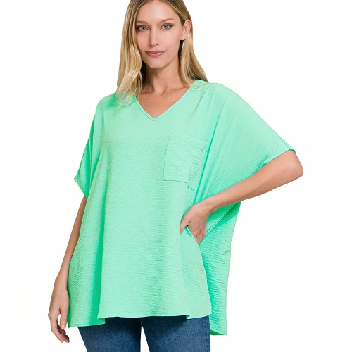 Women's Zenana Soft Melange Hacci Top | Eagle Eye Outfitters