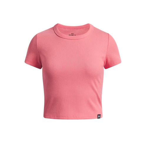 Girls' Under Armour Rival Rib Bittersweet Pink T-Shirt