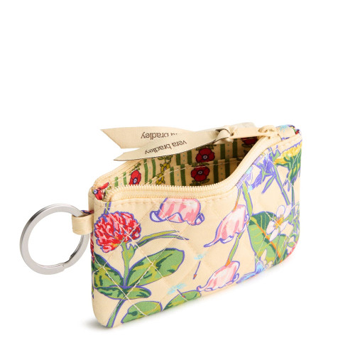 Vera Bradley Zip ID All The Pretty Wildflowers Case open