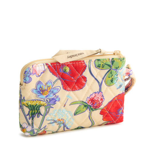 Vera Bradley Clip Zip Wristlet - All The Pretty Wildflowers